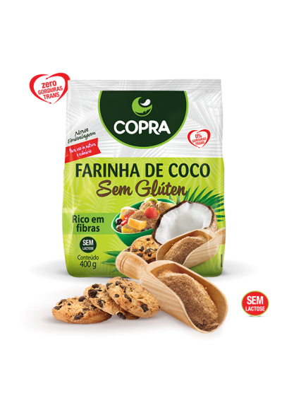 Farinha de Coco  Sem glúten Copra 